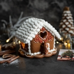 Новогодний пряничный домик «Новогодний» на заказ