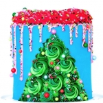 Торт на новый год «Елочка новогодняя» на заказ