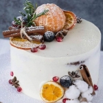 Торт на Новый год « Хлопок» на заказ