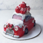 Торт на новый год «Праздничный жук» на заказ