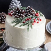 Торт на Новый год «Кедровые шишки»