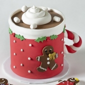 Торт на новый год «Теплый вечер»