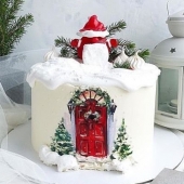 Торт на новый год «В Новый год» на заказ