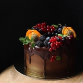 Торт с ягодами «Классик»   на заказ