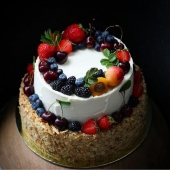 Торт с ягодами «Ягодная свадьба» на заказ
