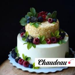 Торт с ягодами «Нежность» фото 1 Торт с ягодами «Нежность» на заказ