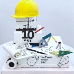 Торт на корпоратив «Десятилетие компании»