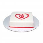 Торт на корпоратив «Логотип-аппликация» 