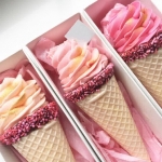 Пирожные «Зефир в рожке»