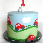 торт для мальчика с машинками