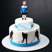 Торт «Хоккеист» на заказ