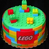 торт для мальчика в стиле лего