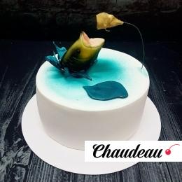 торт на день рождение для рыбака