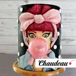 Торт на день рождения «Гламур» фото 1 Торт на день рождения «Гламур» на заказ