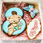 Имбирные пряники на 8 марта «Милый мишка»