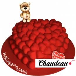 Торт на заказ «Мишка в день влюбленных»