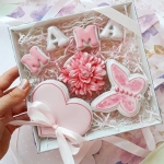 Имбирные пряники на 8 марта «Цветы для мамы»