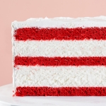 Половинка торта «Красный бархат» 1 кг.