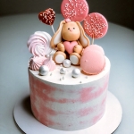 Детский торт на 1 кг «Зайка»