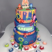 Детский торт «На 4 года»