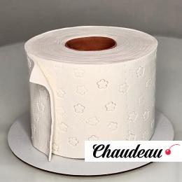 Торт «В виде туалетной бумаги»