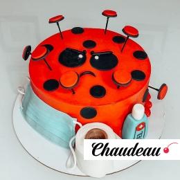 Торт «В виде Коронавируса»