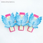 Набор для оформления праздника &quot;Феи&quot;, воздуш. шары, тарелки, свечи, формочки, топперы, наклейки, трубочки