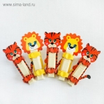 Набор для оформления праздника &quot;Сафари&quot;, воздуш.шары, тарелки, топперы, трубочки, наклейки, коробочки д/пирожных, свечи