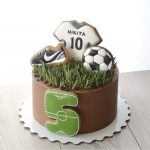 Детский торт для мальчика на 6 лет «Майнкрафт»