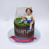 Детский торт для мальчика на 6 лет «Майнкрафт»