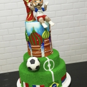 Детский торт для мальчика на 6 лет «Майнкрафт»