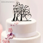 Топпер на торт &quot;Выходи за меня&quot; 13х18 см, цвет