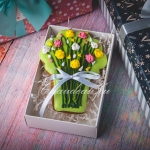 пряник на 8 марта букет цветов