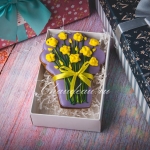 имбирный пряник на 8 марта цветы