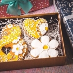 набор имбирных пряников на 8 марта