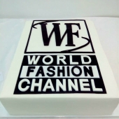 корпоративный торт с логотипом