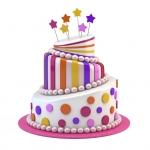 Торт праздничный №176