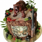 Торт охотнику «Медведь»