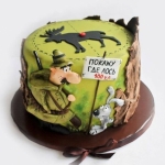 Торт охотнику «Охота в лесу» Торт охотнику «Охота в лесу»
