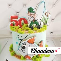 Торт рыбаку «На рыбалке»