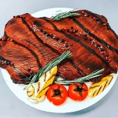 Торт на заказ «Корзина цветов»