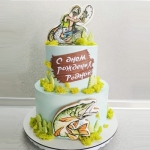 Торт рыбаку «На рыбалке»