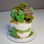 Детский Торт с Динозаврами «Зубастики»