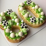 Торт-цифра «Динозаврики»