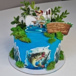 Торт рыбаку «Любитель рыбалки» Торт рыбаку «Любитель рыбалки»