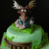 Торт охотнику «Медведь»