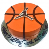 Торт Баскетбольный мяч с эмблемой 