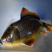 Торт рыбаку 3D «Щука»