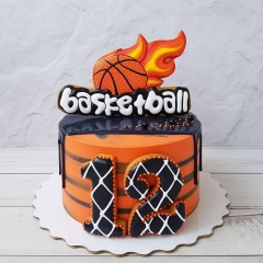 Торт для баскетболиста без мастики - 65 фото