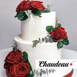 Торт с цветами «Счастливая свадьба»